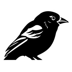 Sparrow silhouette icon