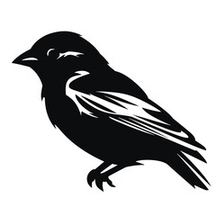 Sparrow silhouette icon