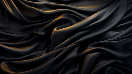 Obraz premium A velvety black solid color background