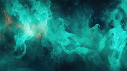 Teal fire background