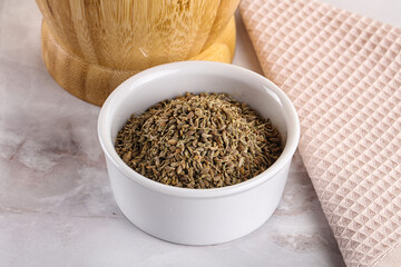 Anise sseds aroma in the bowl