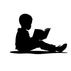 

child reading a book

