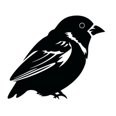 Sparrow silhouette icon