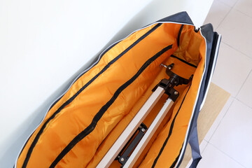 Telescope bag for safety with any equipment like camera and tripod black cover bag