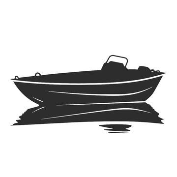 recommend clip art: fisherman in a boat silhouette
