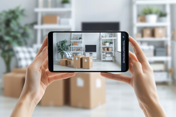 Augmented Reality (AR) Integration: As AR technology advances, designers may incorporate augmented reality elements into their work - obrazy, fototapety, plakaty