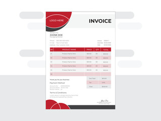 New Business transaction invoices Design
