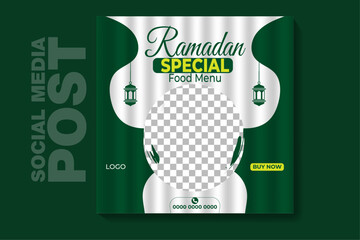 This is a square special food social media post banner template. This template are fully editable and customisable (text, color, photo).You can edit it quickly and easily.