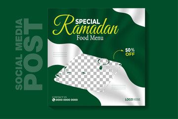 This is a square special food social media post banner template. This template are fully editable and customisable (text, color, photo).You can edit it quickly and easily.
