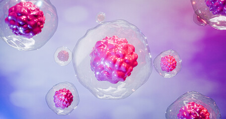 3d render of human cells