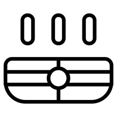 grill line icon