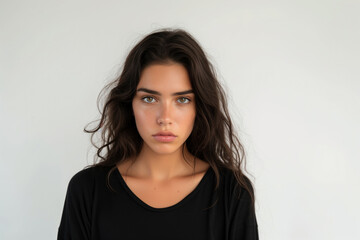 Obraz premium Contemplative beauty in black
