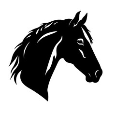 
Horse head silhouette