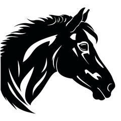
Horse head silhouette