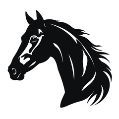 
Horse head silhouette