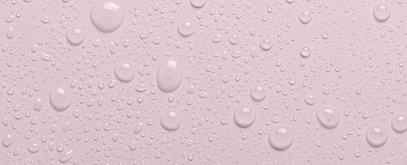 Drops of cosmetic product for moisturizing or removing makeup. Micellar water. Macrophotography