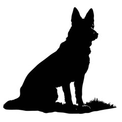 dog silhouette