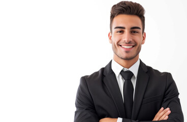 portrait of a smiling businessman