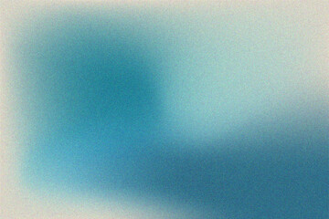 Vector abstract grainy texture gradient background in blue color