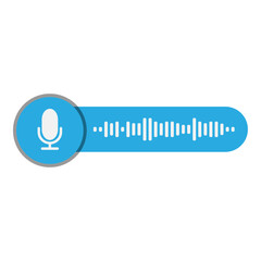 Vector modern sms or voice message icons. Bubble speech set