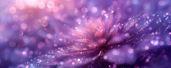 Lively scenery adorned with sparkling purple specks exuding a joyful atmosphere. Concept Purple Sparkle Extravaganza, Lively Scenic Delight, Joyful Atmosphere Bliss