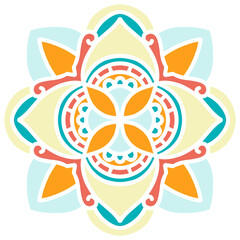 Illustration abstract flower