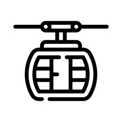cable car line icon