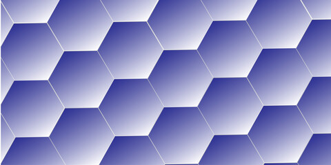 Simple flat vector interpolated hexagons
