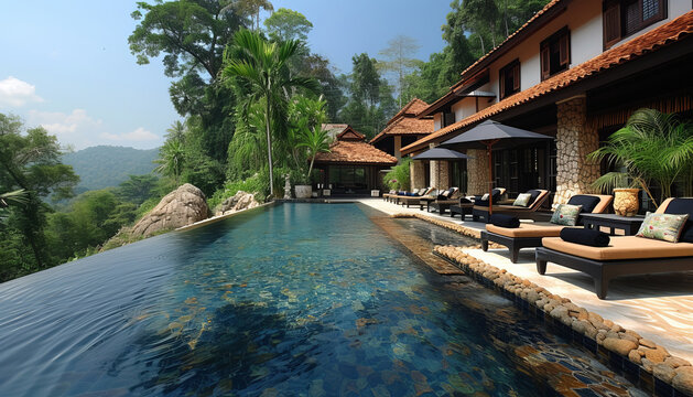 Thailand style paradise,generative ai