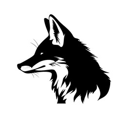 
fox  head silhouette 