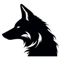 
fox  head silhouette 