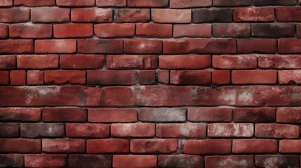 The background of the brick wall is in Crimson color