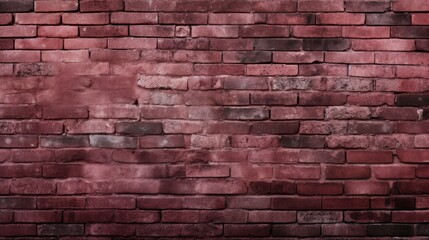 The background of the brick wall is in Garnet color