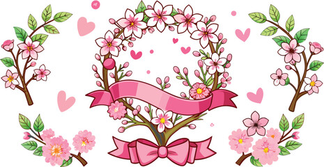 background with flowers