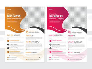 Modern Business Flyer Template Design