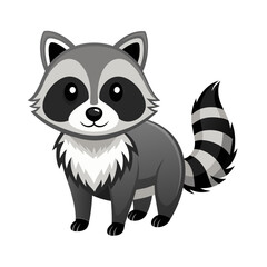 Obraz premium Racoon animal isolated logo