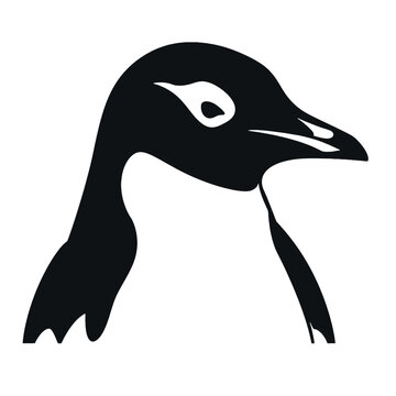 silhouette of a penguin