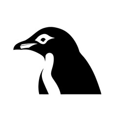 silhouette of a penguin