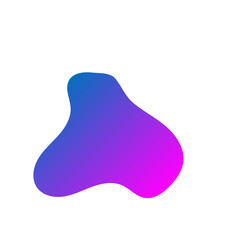 modern gradient blob shape