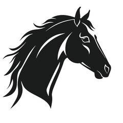 horse head silhouette