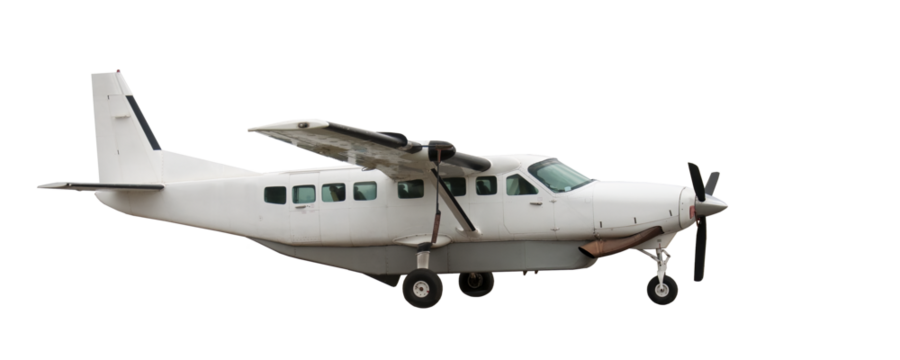 small commercial airplane isolated png