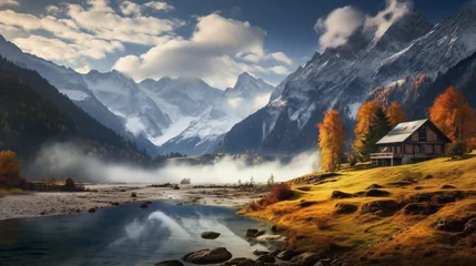 Foto op Canvas Autumn in the German alps © Waji
