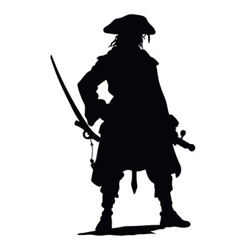 recommend clip art: silhouette of a pirate