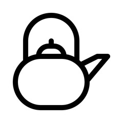 teapot line icon
