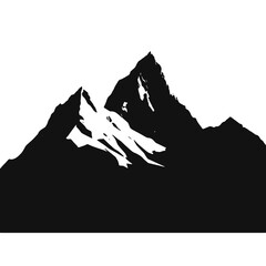 mountain landscape vector illustration