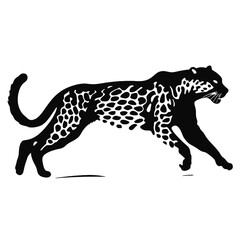 Fototapeta premium cheetah silhouette 