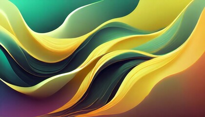 abstract colorful wave background wallpaper soft liquid flow of black and gold wavy shapes, seamless texture