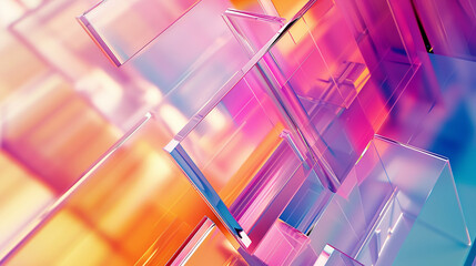 Digital abstract 3D background