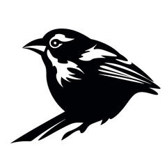Sparrow silhouette icon