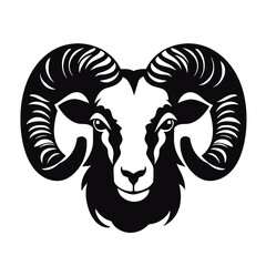 Ram  silhouette  
